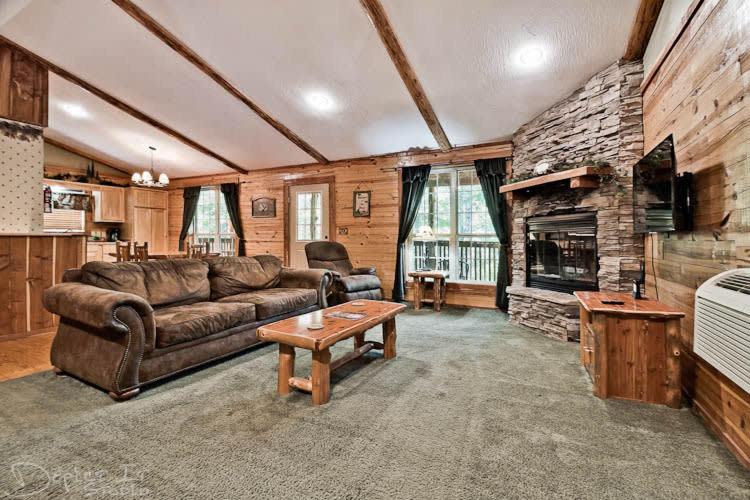 Vila Secluded Cabin In The Woods! 1 Story Eureka Springs Exteriér fotografie